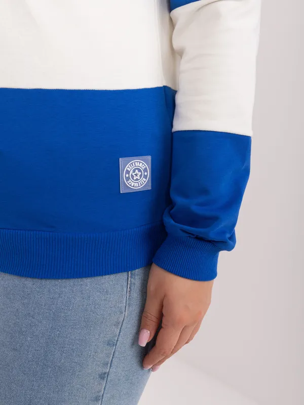Bluza w paski o kroju casualowym - widok 2