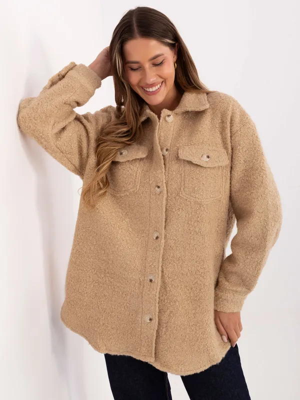 Koszula wierzchnia oversize typu shacket - widok 2