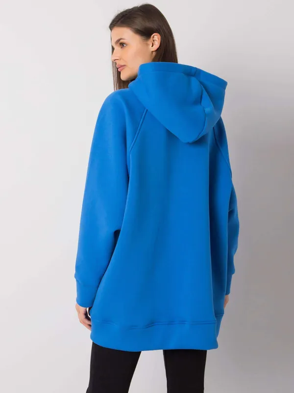 Bluza z kapturem o luźnym kroju oversize