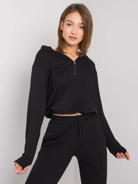 SUBLEVEL Czarna bluza damska