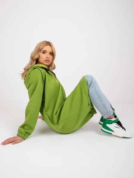 Długa bluza rozpinana o kroju oversize