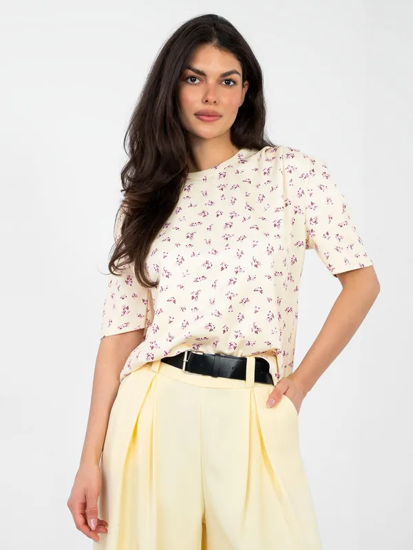 Bluzka z krótkim rękawem o kroju oversize