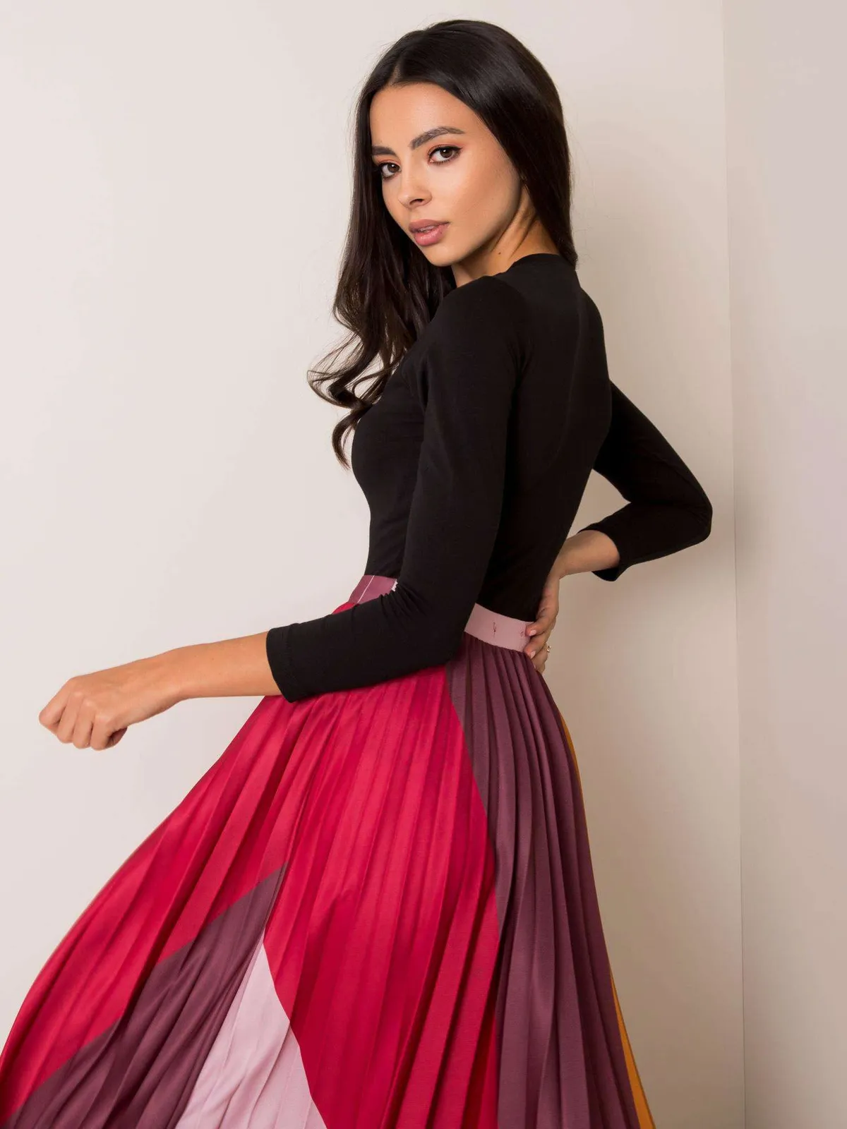 Czarne body damskie basic - zdjęcie 2