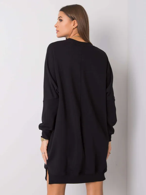 Morska sukienka dresowa oversize