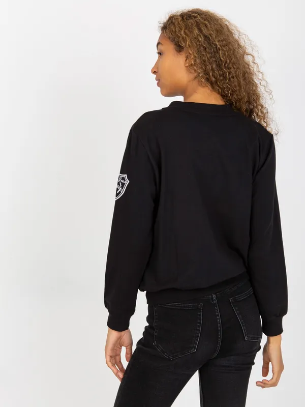 Khaki pikowana bluza bomberka z kieszeniami RUE PARIS