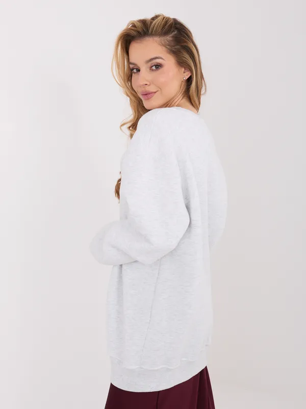 Bluza oversize o swobodnym kroju codziennym - widok 2