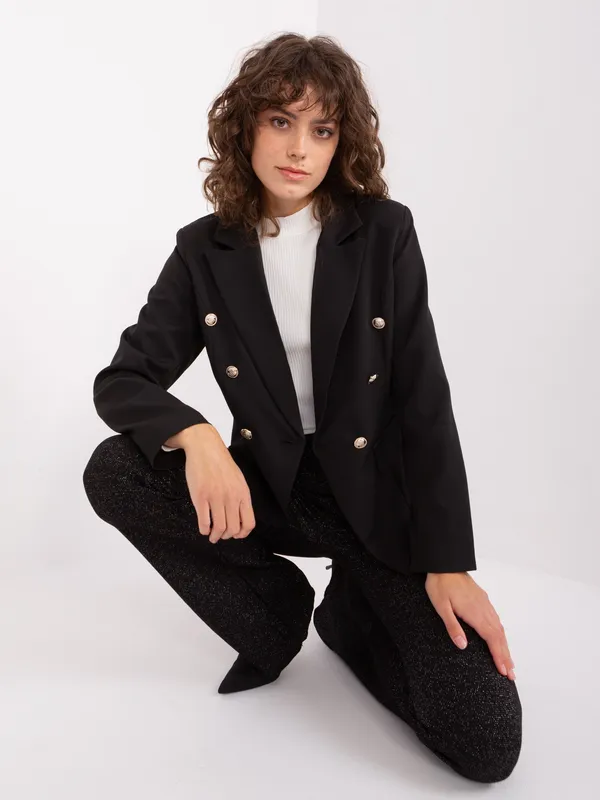 Khaki marynarka z ozdobnymi guzikami OCH BELLA