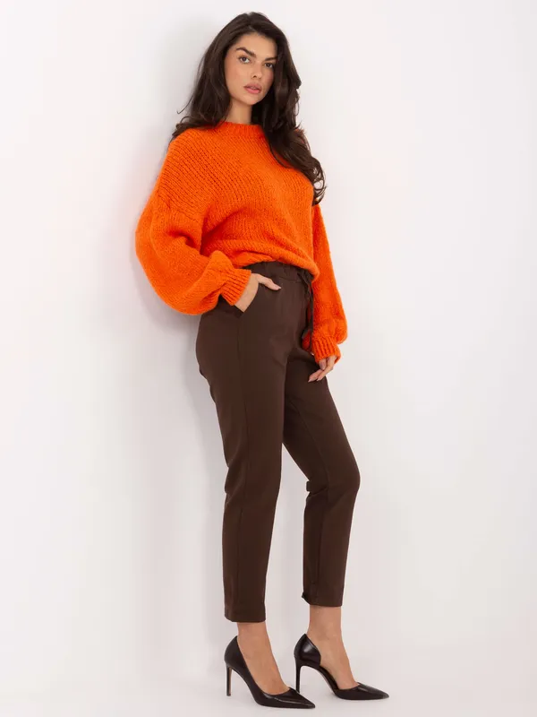 Casualowy sweter o kroju oversize z półgolfem - widok 2