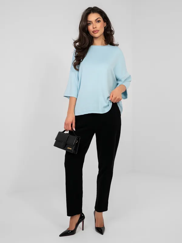 Minimalistyczna bluzka o luźnym kroju oversize - widok 2