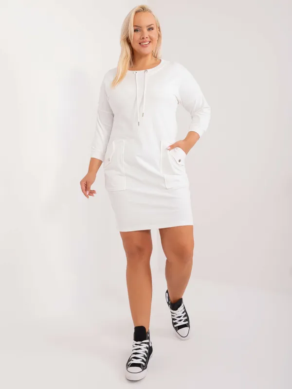 Casualowa tunika z kieszeniami i wiązaniem