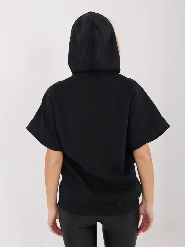Casualowa bluza rozpinana z krótkim rękawem - widok 2