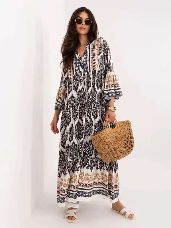 Zwiewna sukienka maxi w stylu boho