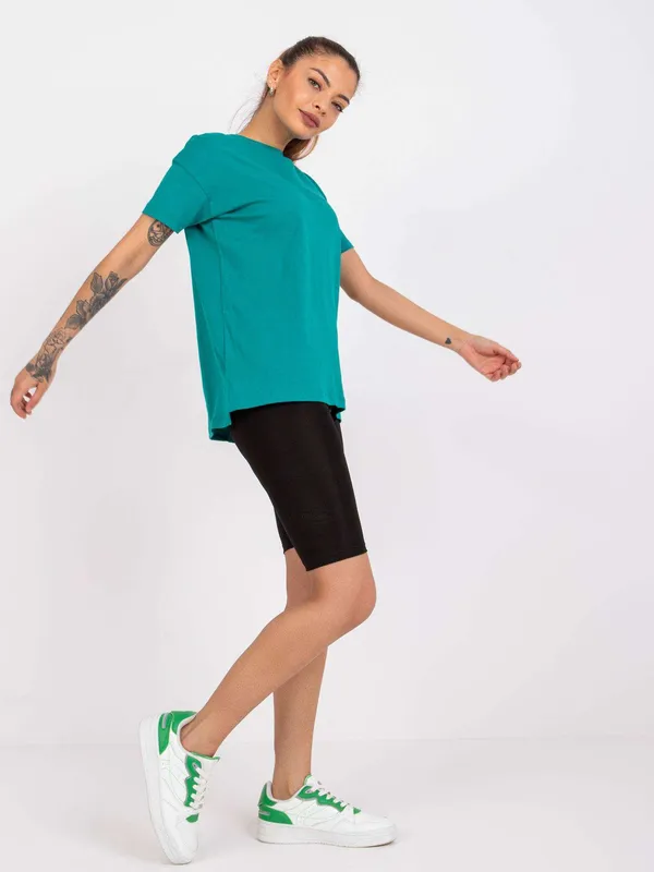 Klasyczny T-shirt o luźnym kroju typu basic