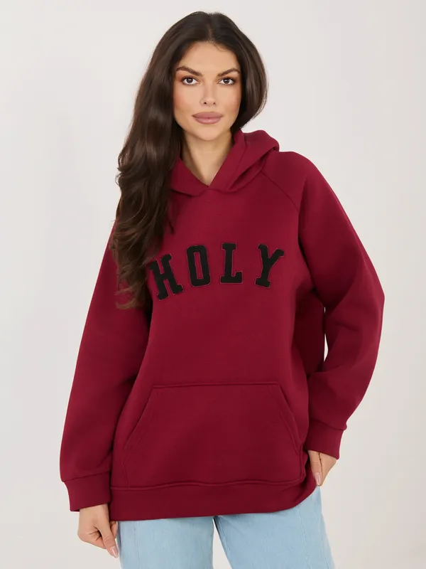 Casualowa bluza z kapturem typu oversize