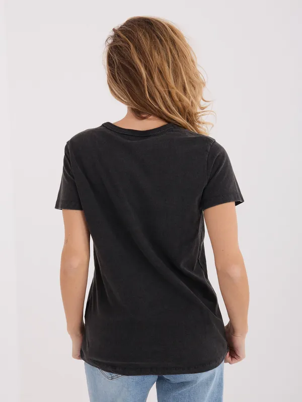 T-shirt z printem w stylu retro - widok 2