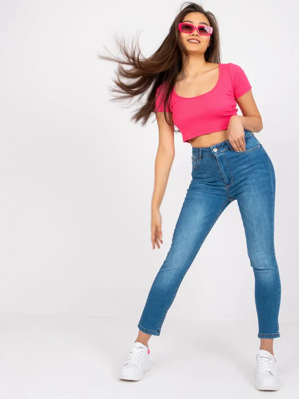 Dopasowane spodnie jeansowe o kroju skinny fit - widok 2