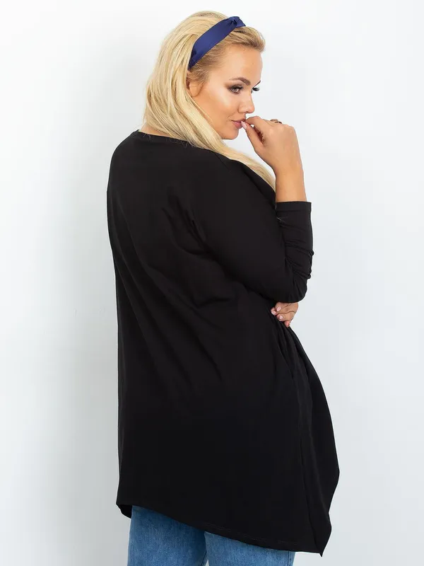 Tunika czerwona plus size