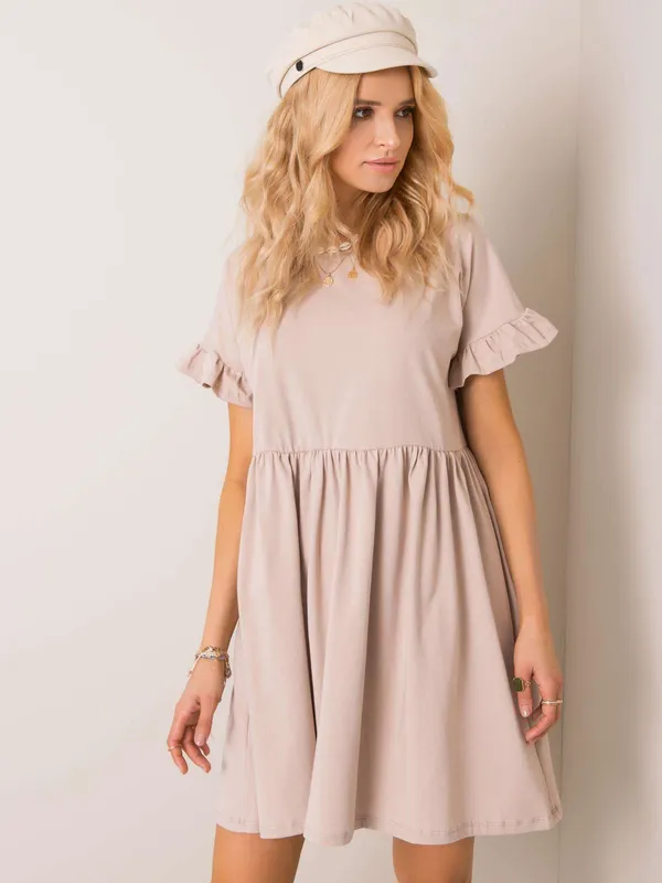 RUE PARIS Czarna sukienka oversize