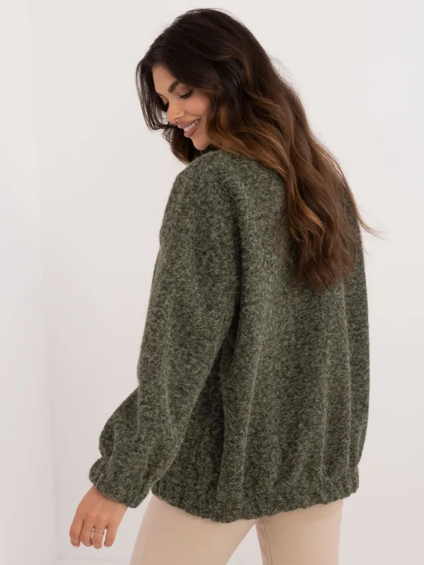 Oversize narzutka z ozdobną lamówką w stylu boho - widok 2