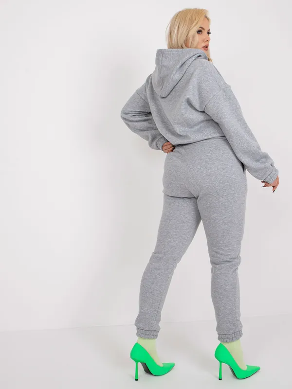 Komplet dresowy oversize z bluzą i joggerami