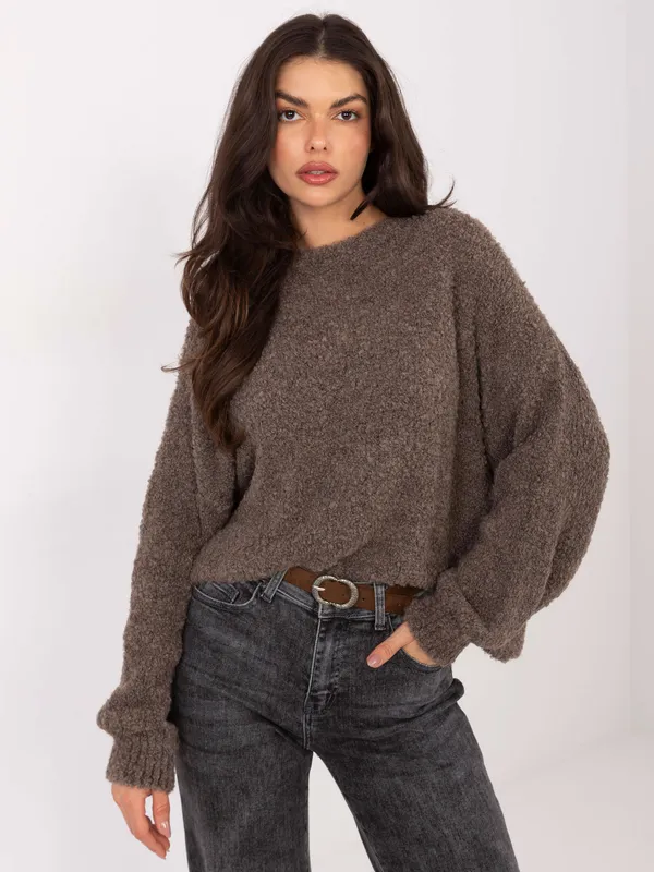 Miękki sweter o kroju oversize - widok 2