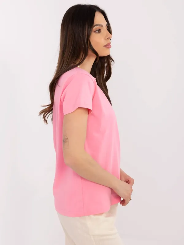 Klasyczny T-shirt o minimalistycznym kroju