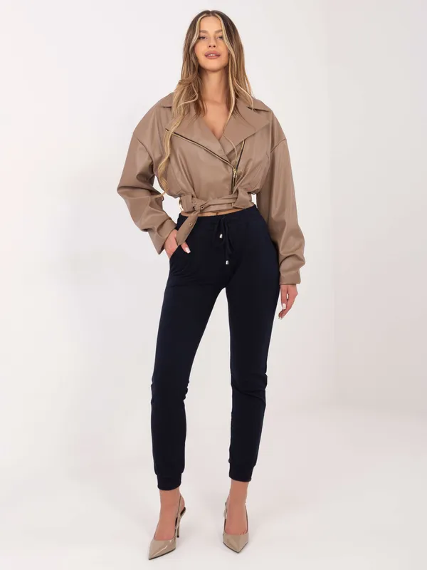 Spodnie dresowe basic granatowe