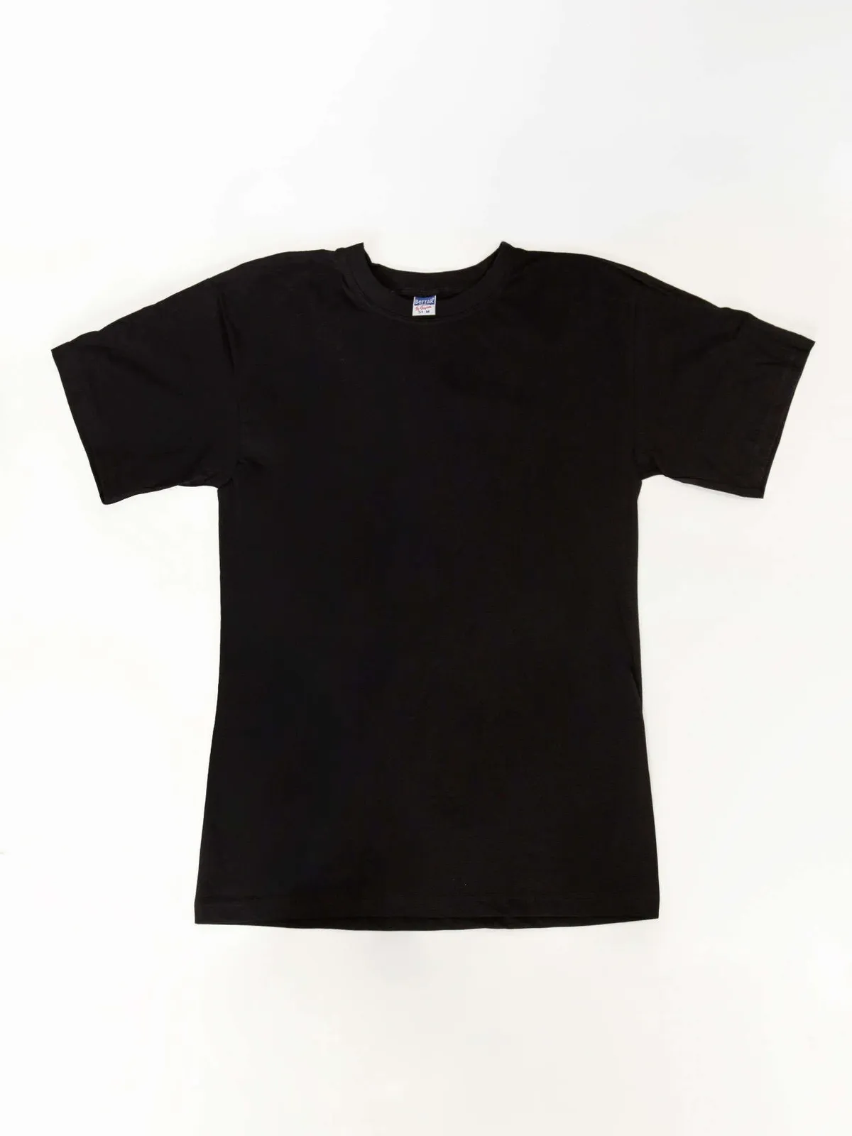Czarny bawełniany t-shirt męski - zdjęcie 3