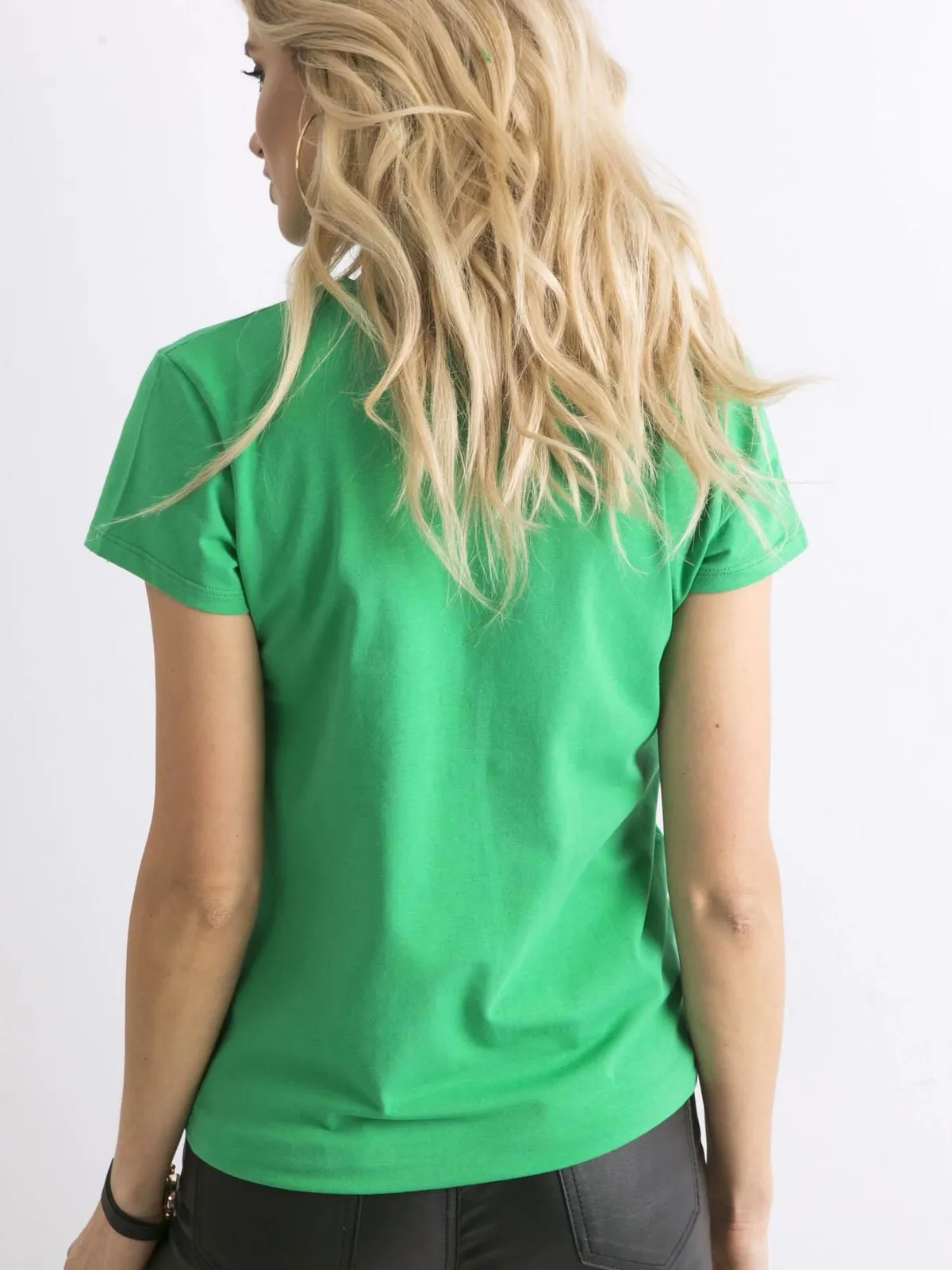 Zielony t-shirt Peachy - zdjęcie 7