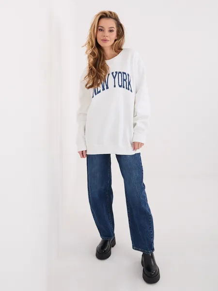 Bluza oversize z nadrukiem w stylu retro