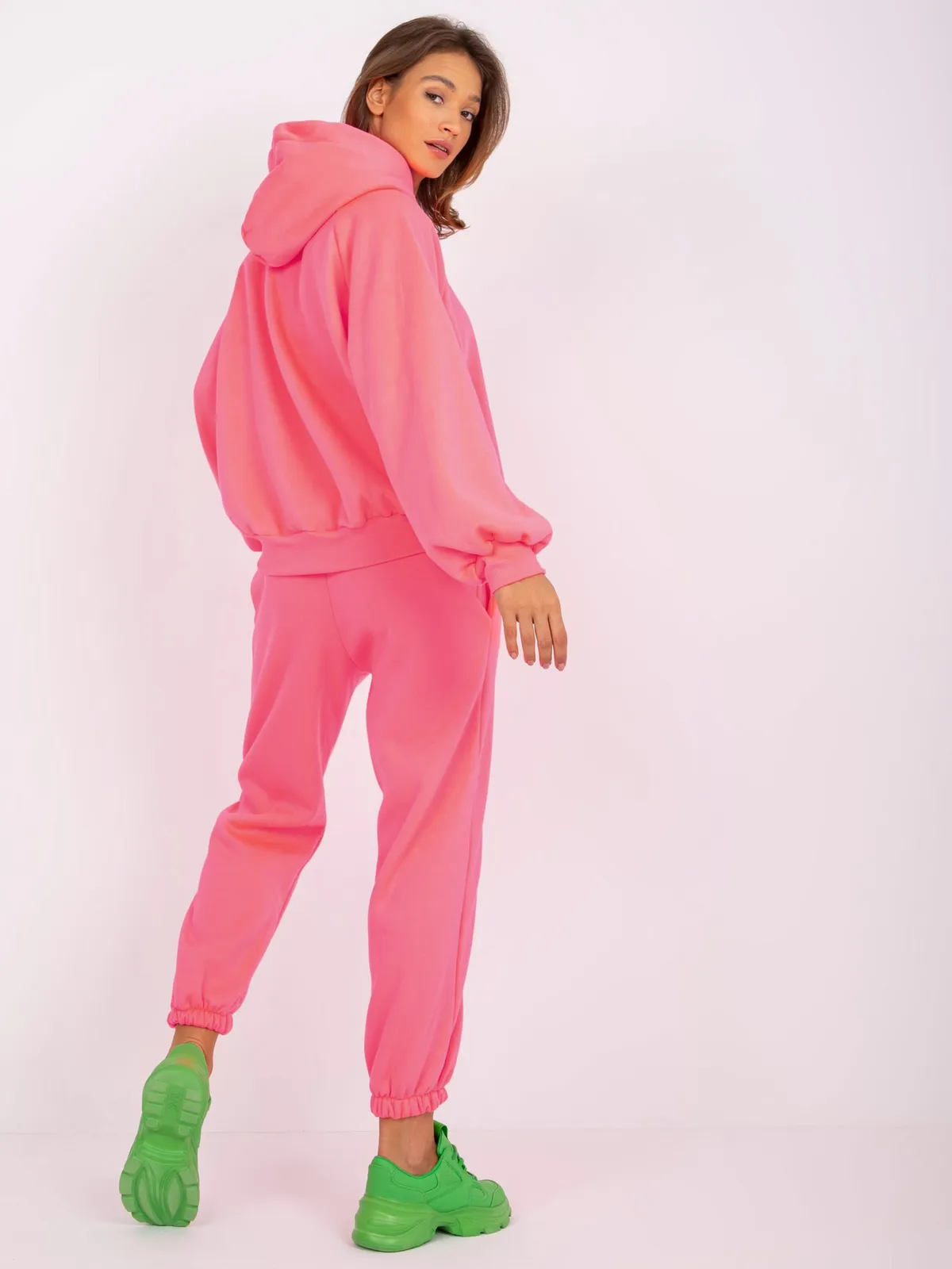 Casualowy komplet dresowy z bluzą oversize - zdjęcie 1