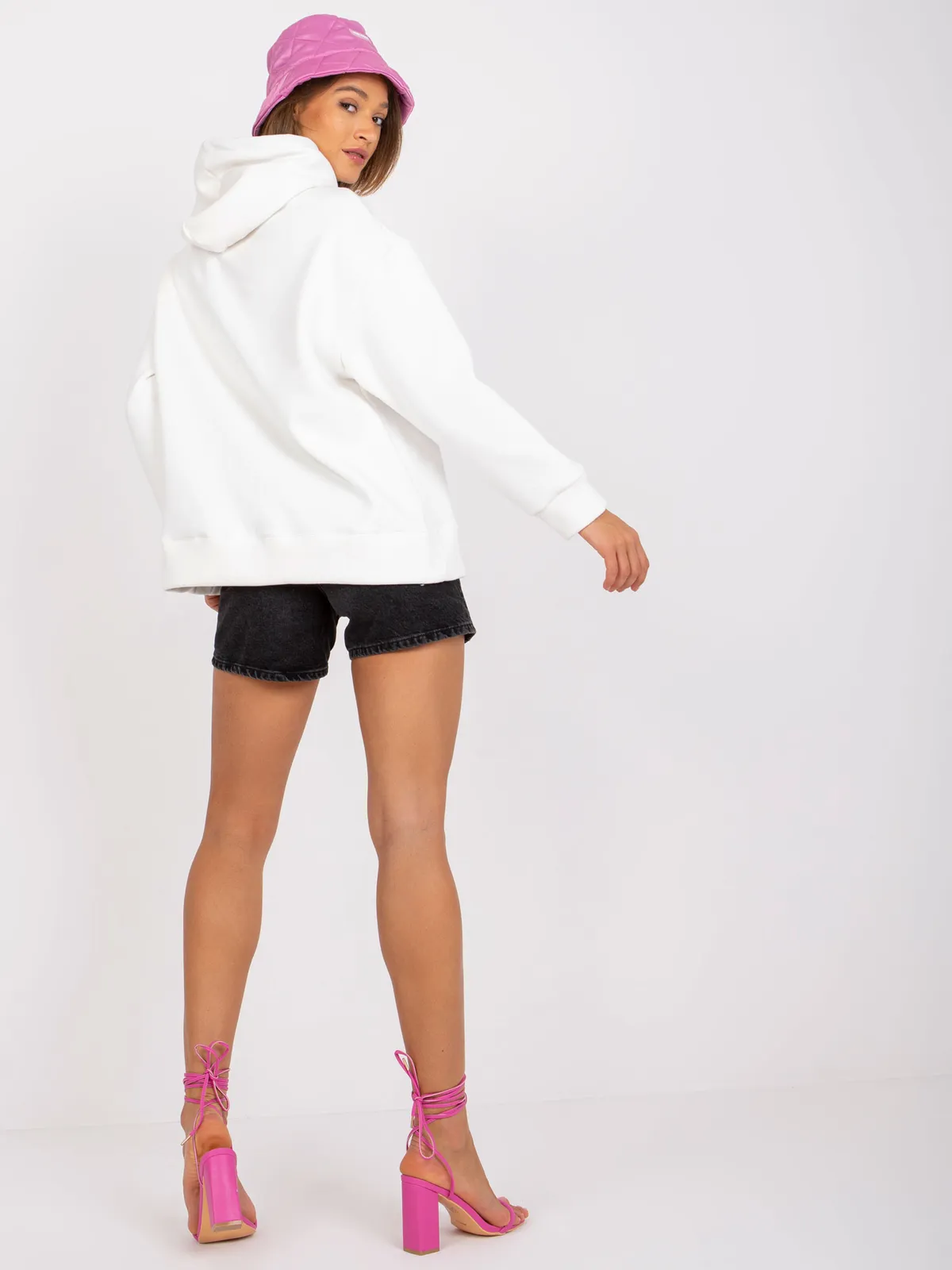 Casualowa bluza z kapturem typu oversize - zdjęcie 1