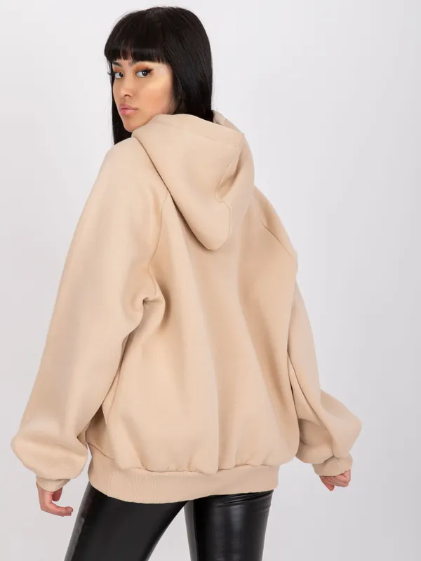 Bluza oversize z haftowanym motywem zwierzęcym - widok 2