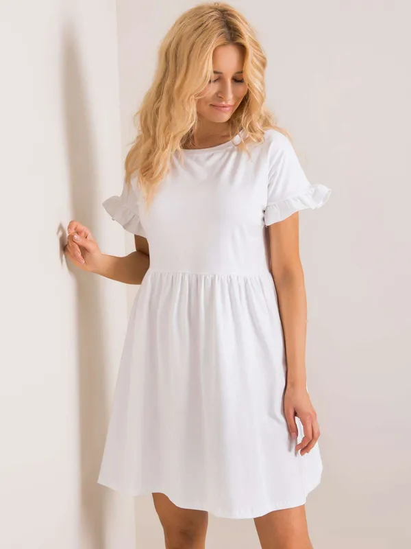 RUE PARIS Czarna sukienka oversize - widok 2