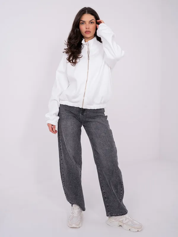 Casualowa bluza rozpinana o kroju oversize