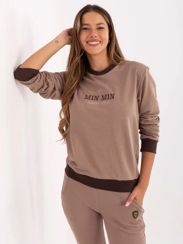 Casualowa bluza o kroju oversize z nadrukiem