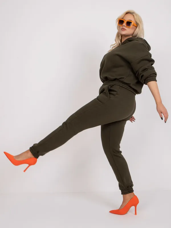 Komplet dresowy oversize z bluzą z kapturem