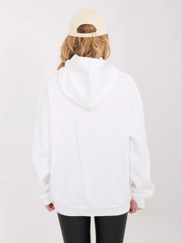 Casualowa bluza z kapturem o kroju oversize