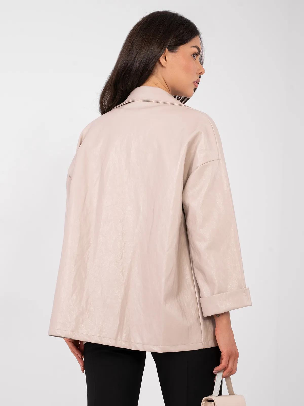 Dwurzędowa marynarka oversize o kroju casualowym - zdjęcie 1